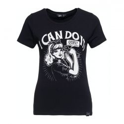 queen kerosin i can do it t shirt zwart 0 2377