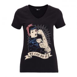 queen kerosin we can do it t shirt zwart 0 8076