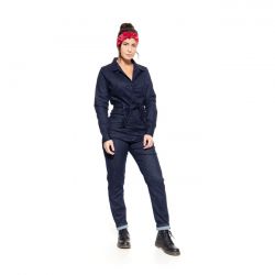 queen kerosin western overall donkerblauw gespoeld wash 0 8455