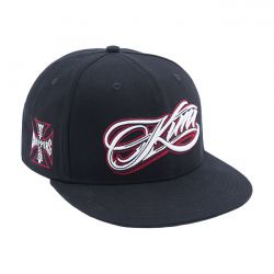 wcc kimi script logo snapback cap zwart 0 832