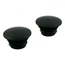 zwart gas cap set domed 0 6661